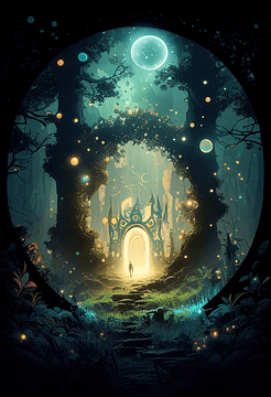 Free Fantasy Background Mystical Doorway