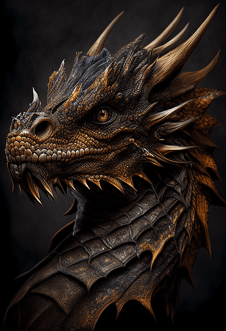 Free Fantasy Background Dragon Portrait