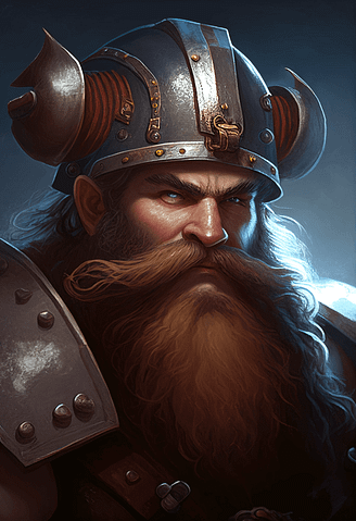 Free Fantasy Background Dwarf Portrait