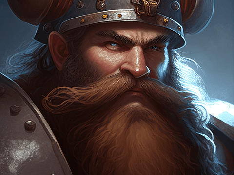 Free Fantasy Background Dwarf Portrait