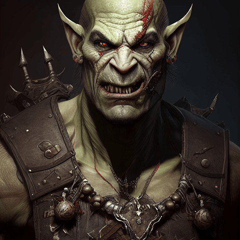 Orc Portrait Free Fantasy Background Orc Portrait
